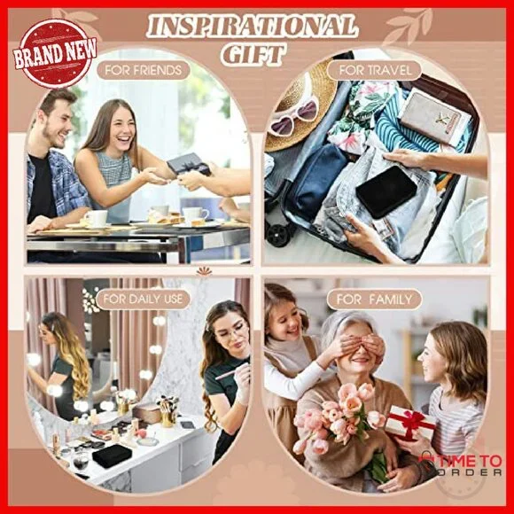 6-Piece Jewelry Gift Box Set - Flannelette Travel Case for Necklace Ring Earring